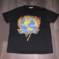 Van Halen 1979 Tour T-shirt Top By Pull & Bear 2021 Size Medium