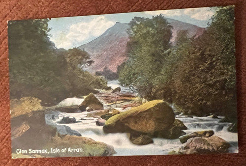 Antique postcard glen sannox - antique,
