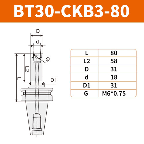 Bt30 ckb3 boring - ckb3,