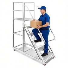 6 Step Rolling Ladder with