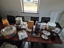 Joblot restaurant crockery & equipment. Plates warmers pizza pans sizzlers woks