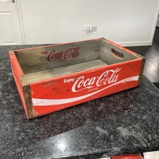 Coca Cola Red Wooden  Crates