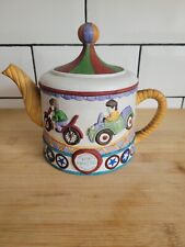 Circus , Fairground Teapot Fine China Staffordshire By Christopher Wren 