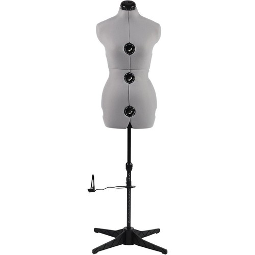 Gray female sewing - gray,