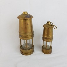 Vintage replica miner - replica, brass
