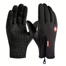 Outdoor Cycling Gloves Warm Anti-Slip Full Finger Gloves for Autumn Winter