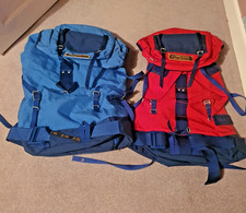 2 x Vintage Karrimor Backpacks/Rucksacks Circa 1970 New - Large Capacity