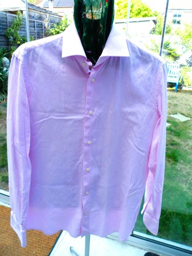 Boggi milano shirt pink fine - pink,