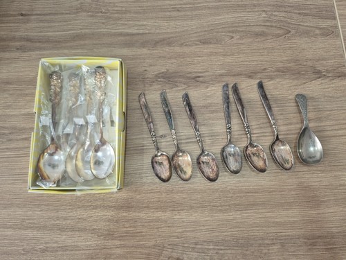 Vintage silver plated teaspoon - vintage,