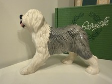 Beswick Old English Sheepdog - Walking RARE (3058) WITH BOX AND STICKER