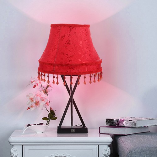 Lampshade with tassels - lampshade, old