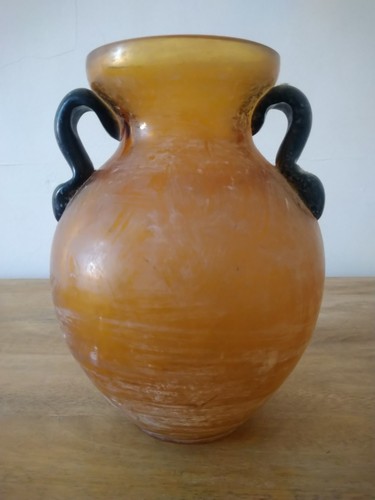 Murano vintage amphora vase - murano,