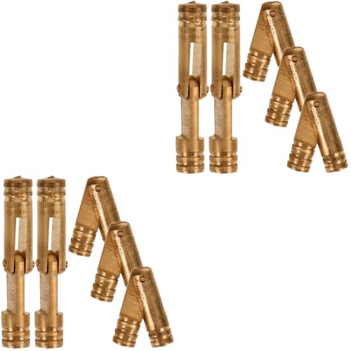 10pcs golden brass box - brass,