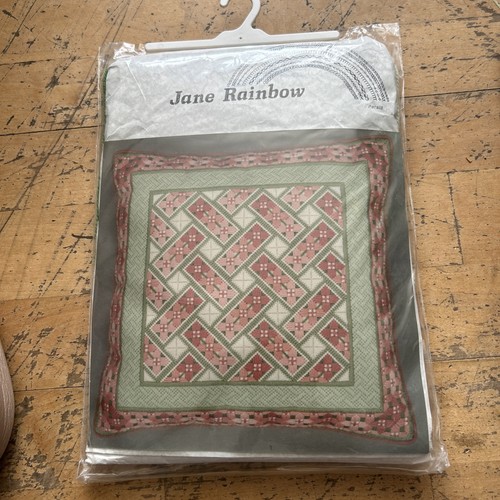 Jane rainbow charted canvas - jane,
