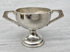 VINTAGE ENGRAVED TROPHY CUP