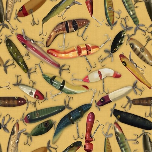 Vintage antique fishing lures - antique,