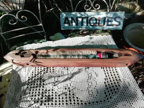 Large antique wooden - wooden, cotton