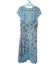 Roman Dress Women's Blue Print
