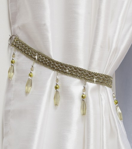 Curtain tie backs crystal - backs,