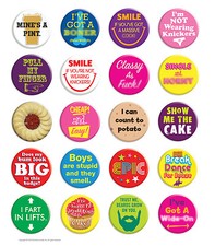 Funny Novelty Badge Metal