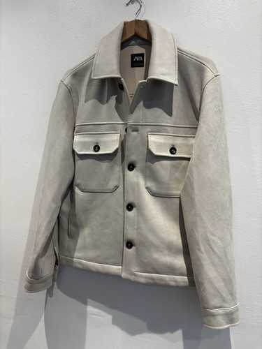 Zara men faux suede - zara,