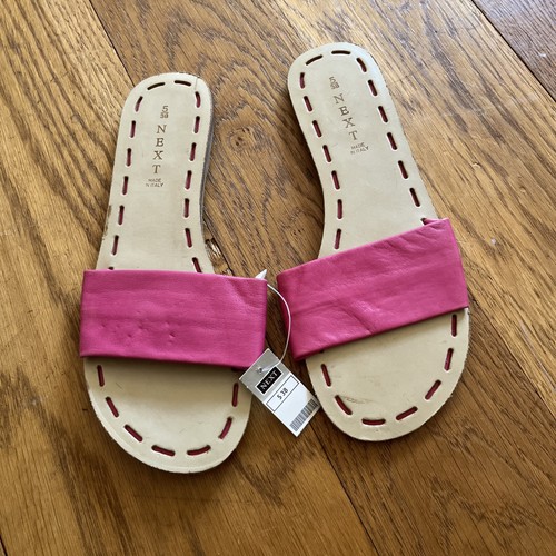 Next ladies pink - , leather