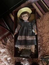 Alberon Porcelain Doll,  boxed