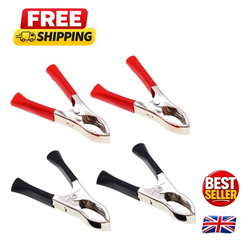 Insulated 30a jump lead clamps - insulated,
