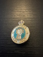 WWII WOMENS LAND ARMY ENAMEL & GILDING METAL CAP BADGE, REPRODUCTION Y66