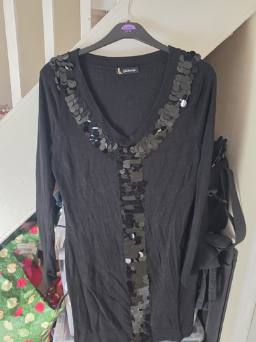 Kaleidoscope black sequin - kaleidoscope,