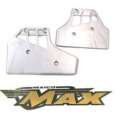 Maico radiator scoops for Maico year 1987 grey/silver: genuine old stock