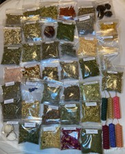 Witches Magic starter set Pagan spell kit 40 herbs resins ingredients & candles