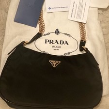 Prada Black Nylon Shoulder Bag