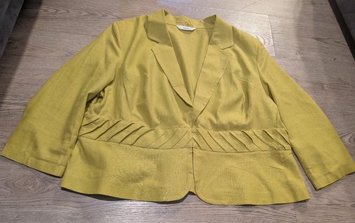 Linen blend gold mustard - linen,