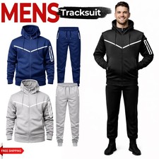Mens Tracksuit Gym Sportswear