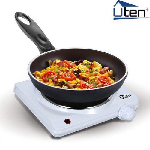 Electric white hobs cooker - electric,