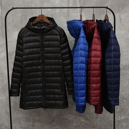 Long men duck down coat - long, 90%