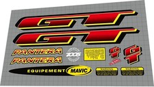 1997 pantera red decal - gt,