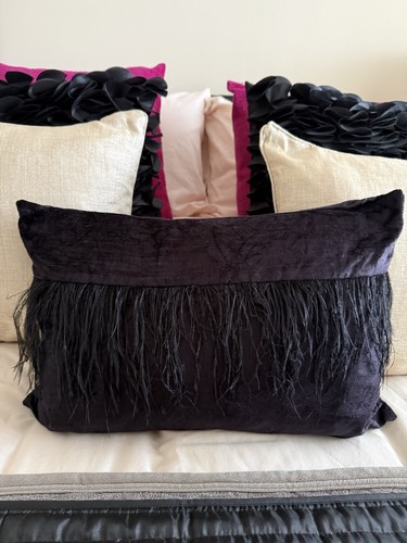 Black boudoir crushed velvet - crushed,