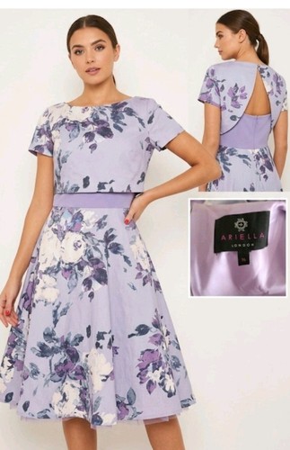 Ariella lilac floral dress - ariella,