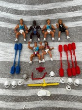 Gladiators 90's TV Show Cobra, Shadow, Jet, Warrior 3.5" Figures And Accessories