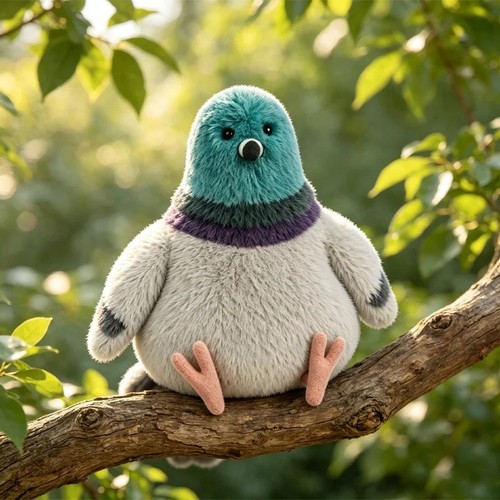 Cute pigeon plush toy - cute, soft