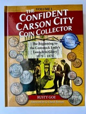 The Confident Carson City Coin Collector 3 Volume Book Set by Rusty Goe
