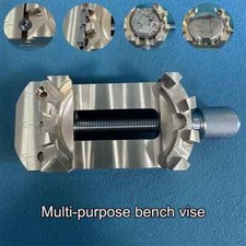 Brass bench vise clamps crowns - brass,
