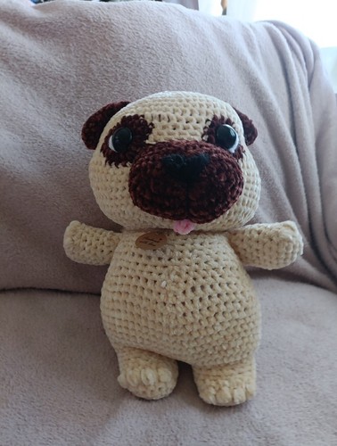 Cuddly plush pug - plush,