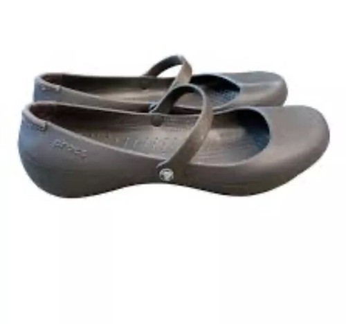 Crocs alice work brown ballet - crocs,