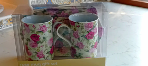 Asda floral porcelain - porcelain, mug