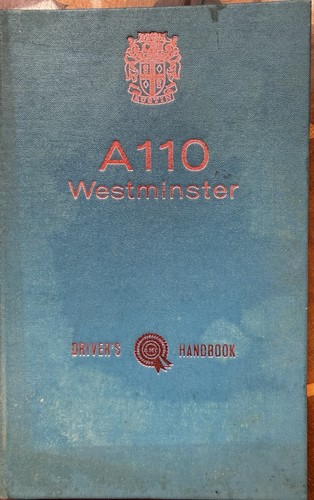 Austin a110 westminster owners - austin,