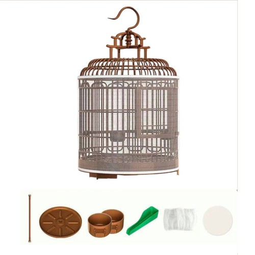 Round bird cage indoor - round,