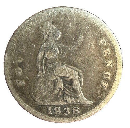 1838 victoria four pence - 1838,